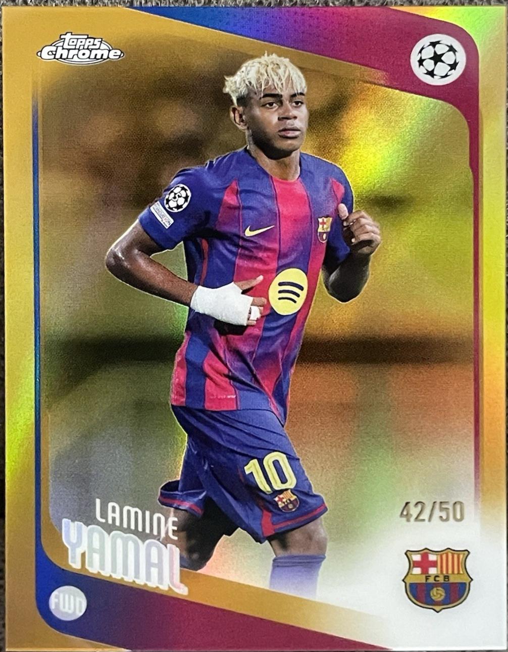 Lamine Yamal [Gold Refractor] #10