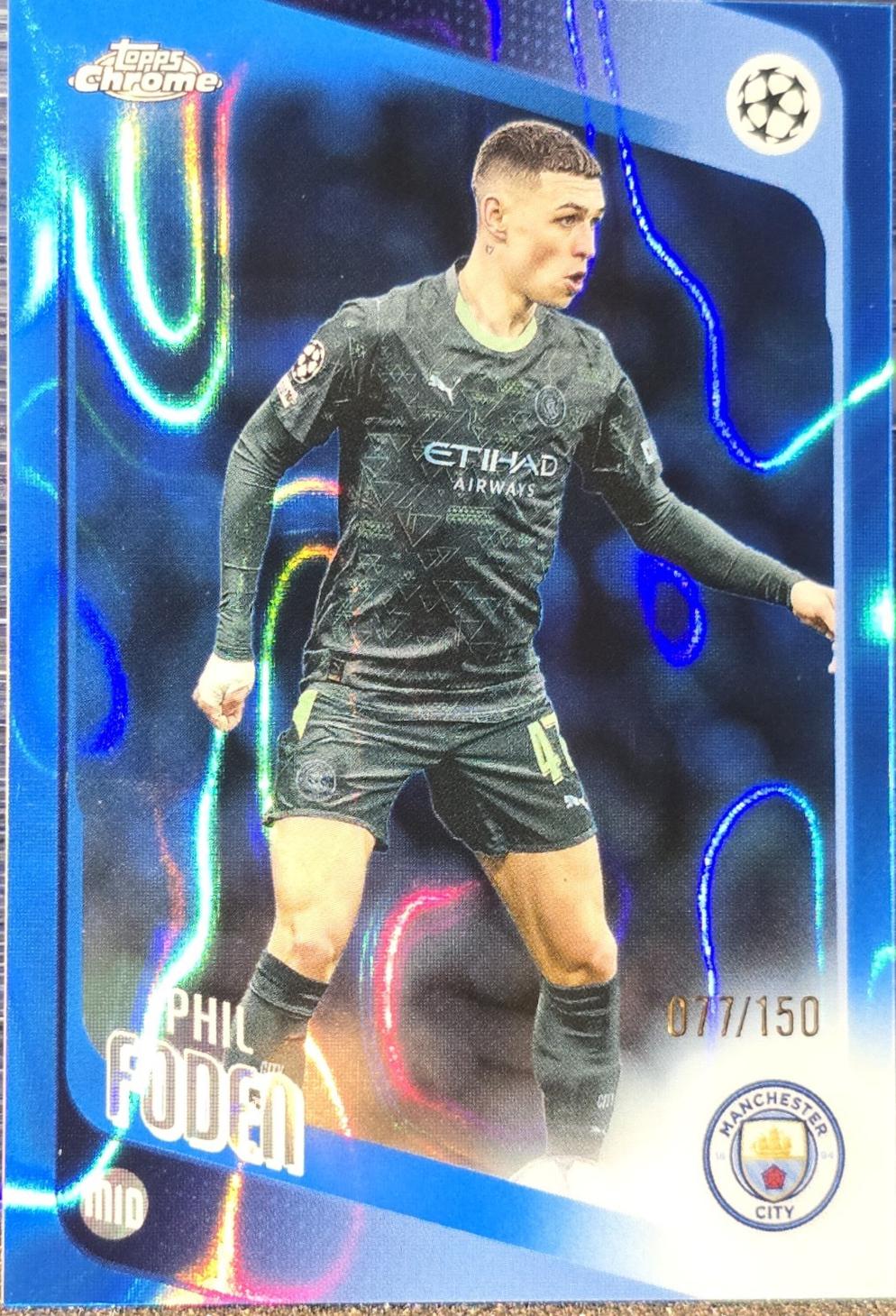 Phil Foden [Blue Lava Refractor] #103