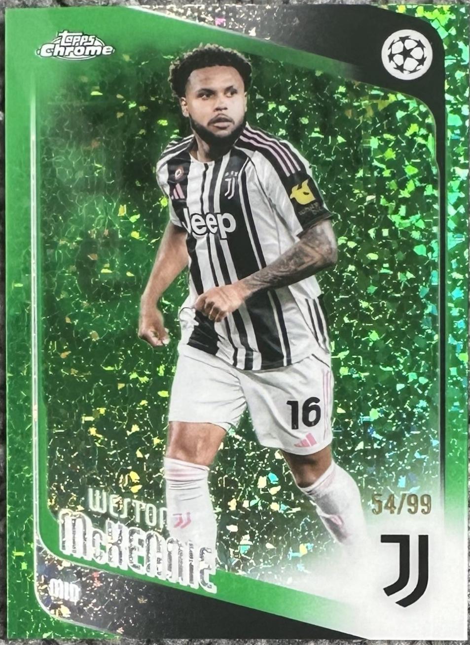 Weston McKennie [Green Mini-Diamonds] #15