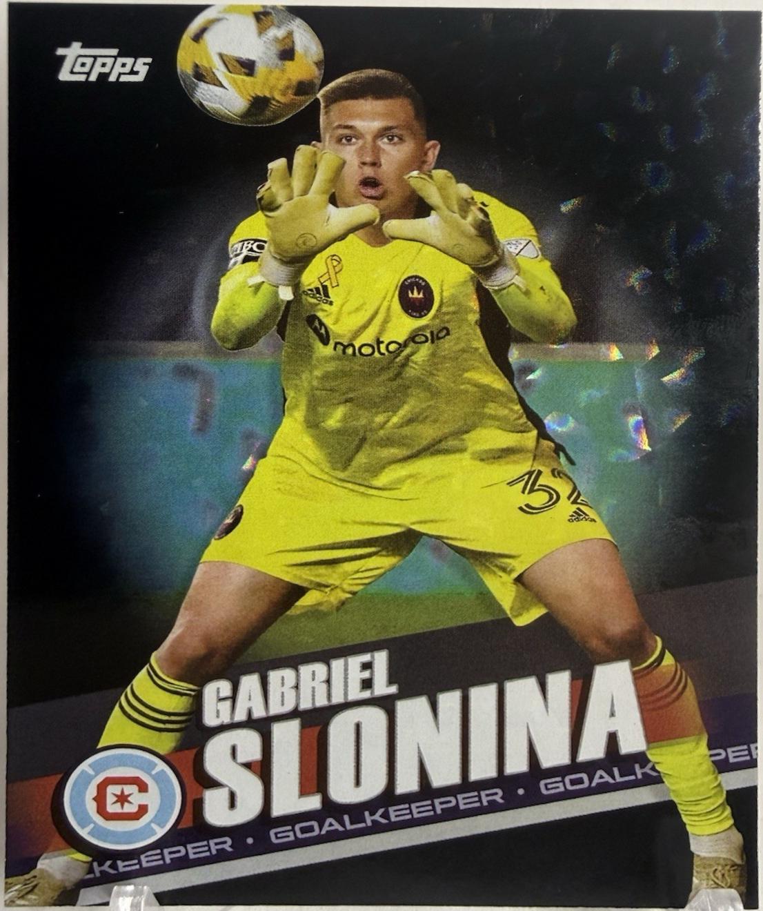 Gabriel Slonina [Icy Black Foil] #132