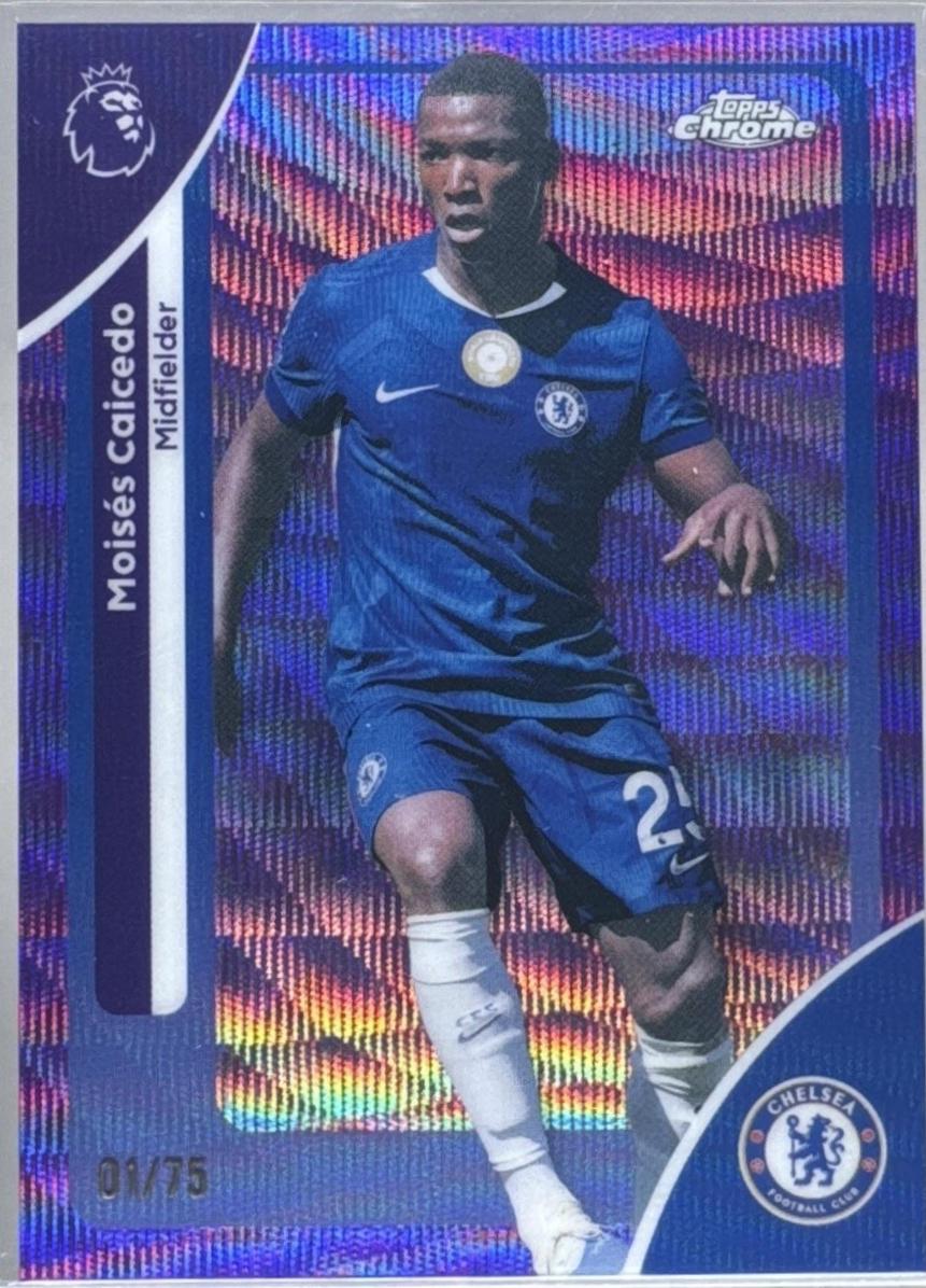 Moises Caicedo [Purple Wave Refractor] #67