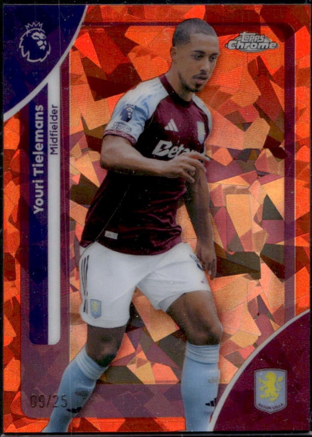 Youri Tielemans [Orange Refractor] #25