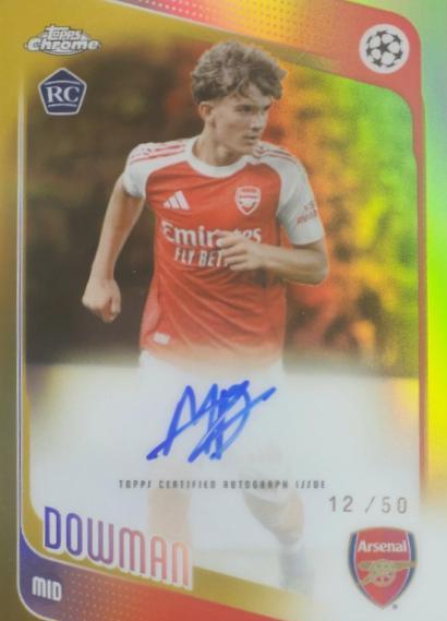 Max Dowman [Gold Refractor] #CA-MD