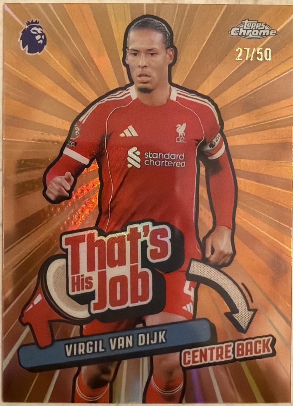 Virgil van Dijk [Gold] #THJ-12
