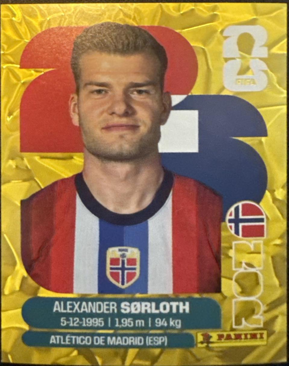 Alexander Sorloth [Gold Flood Crumple] #NOR16