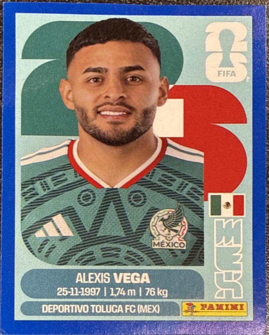 Alexis Vega [Blue Crumple] #MEX18