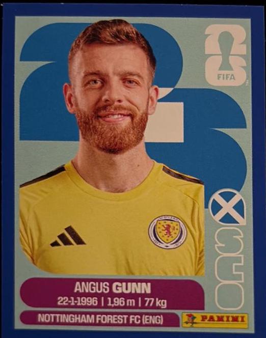 Angus Gunn [Blue] #SCO2