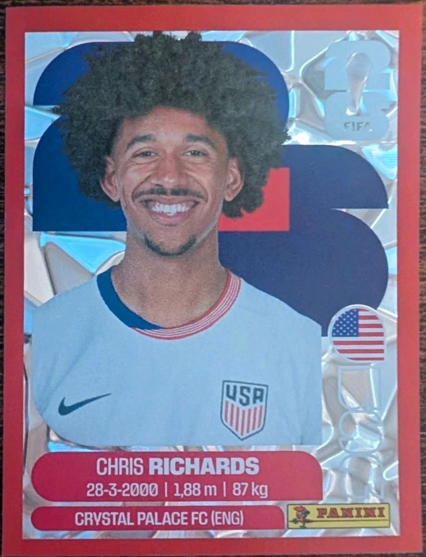 Chris Richards [Red Crumple] #USA3