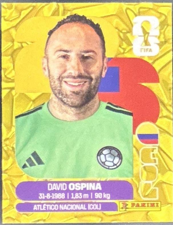 David Ospina [Gold Flood Crumple] #COL3