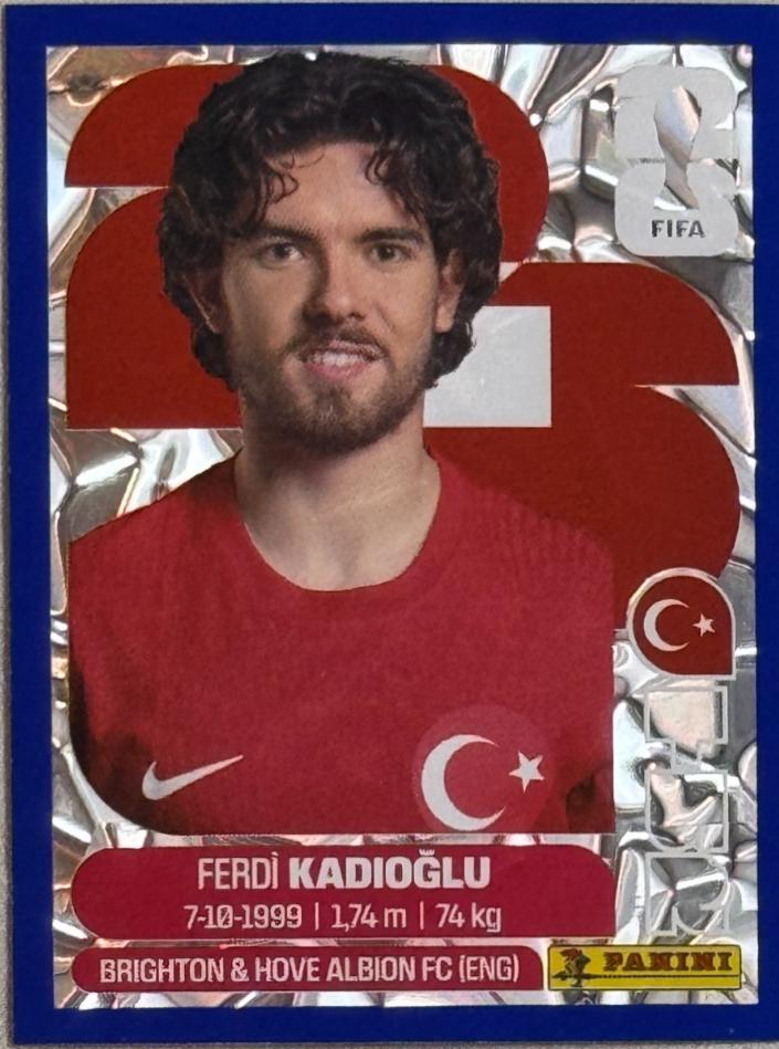 Ferdi Kadioglu [Blue Crumple] #TUR8