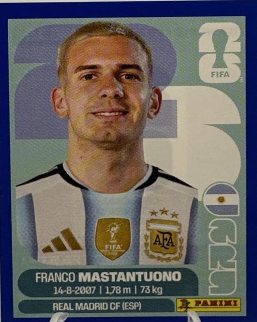 Franco Mastantuono [Blue] #ARG15