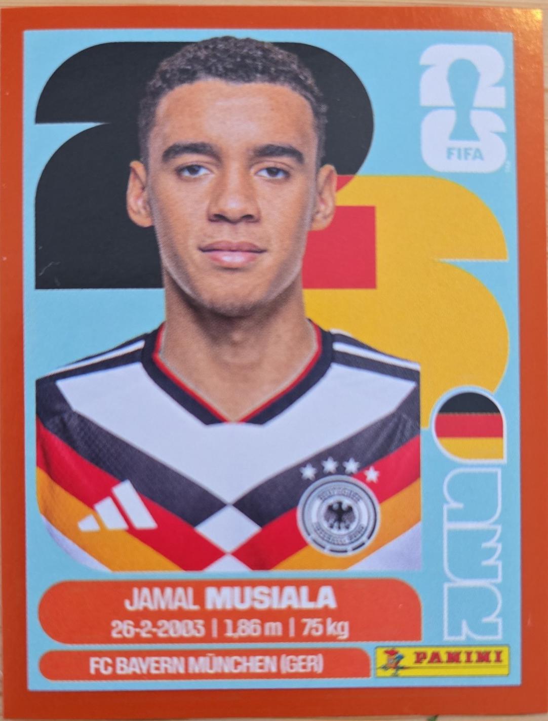 Jamal Musiala [Red] #GER15
