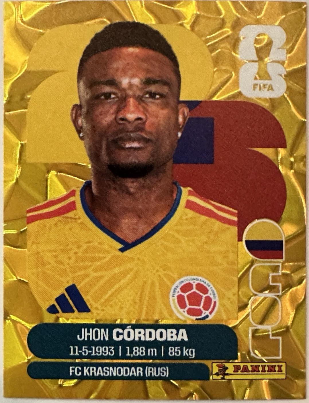 Jhon Cordova [Gold Flood Crumple] #COL18