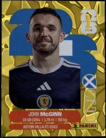 John McGinn [Gold Flood Crumple] #SCO17