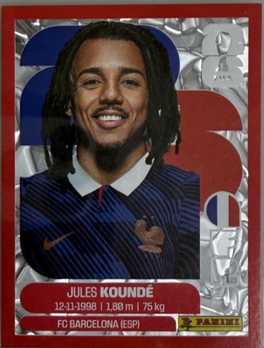 Jules Kounde [Red Crumple] #FRA5