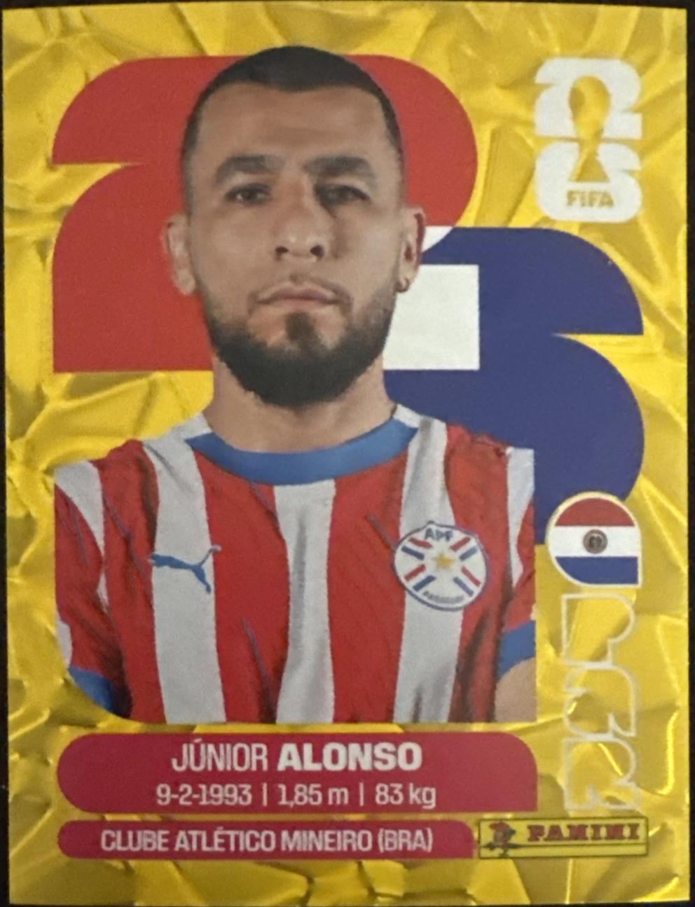 Junior Alonso [Gold Flood Crumple] #PAR8