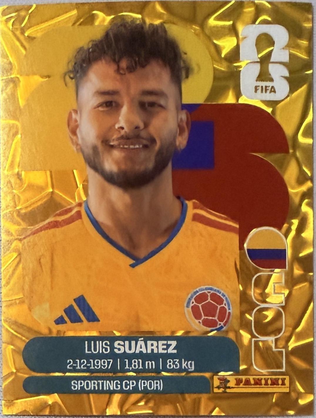 Luis Suarez [Gold Flood Crumple] #COL19