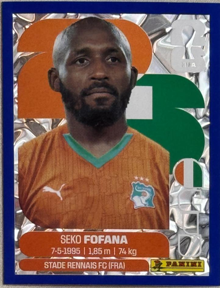Seko Fofana [Blue Crumple] #CIV11