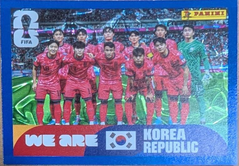 South Korea Team [Blue Crumple] #KOR13