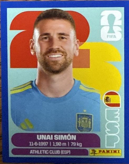 Unai Simon [Blue Crumple] #ESP2