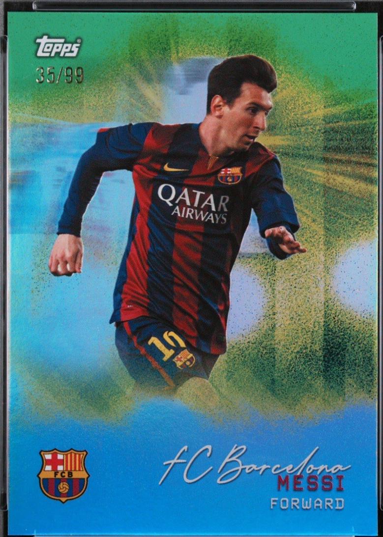 Lionel Messi [Green Rainbow Foil] #27