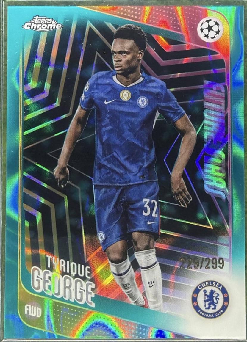 Tyrique George [Teal Lava Refractor] #58