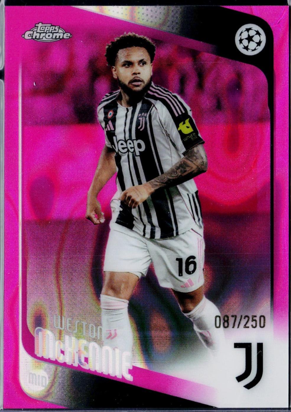 Weston McKennie [Pink Lava Refractor] #15