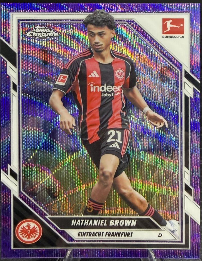 Nathaniel Brown [Purple Wave Refractor] #23