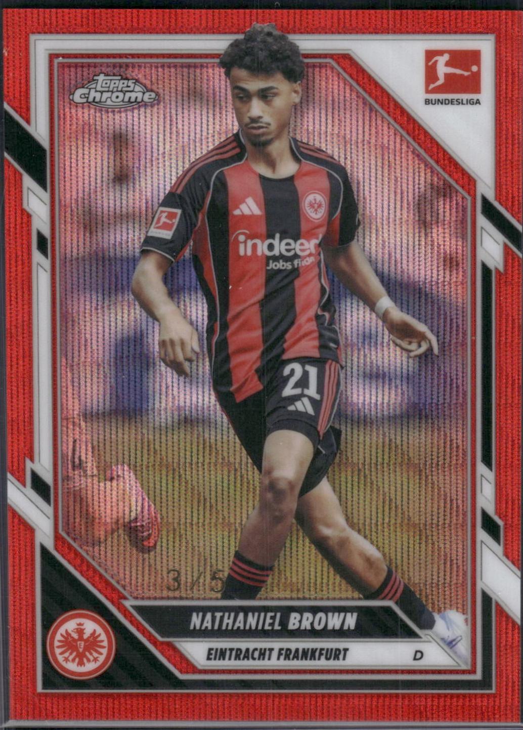 Nathaniel Brown [Red Wave Refractor] #23