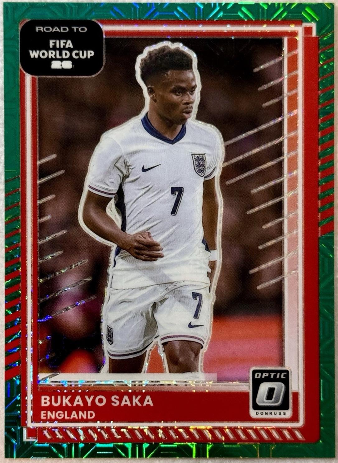 Bukayo Saka [Teal Mojo Optic] #65