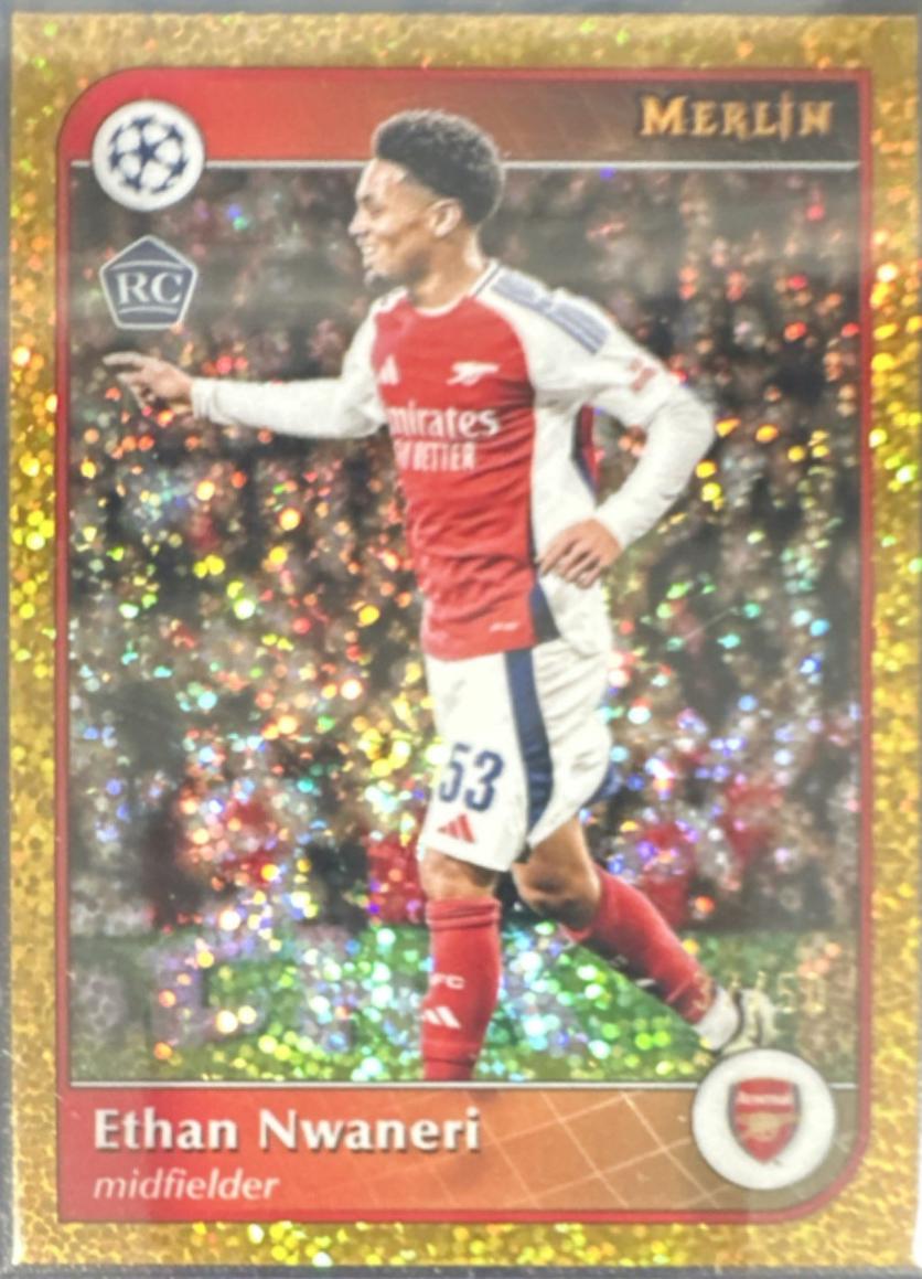 Ethan Nwaneri [Gold Speckle Refractor] #53