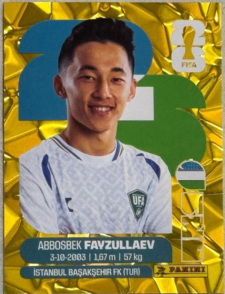 Abbosbek Fayzullaev [Gold Flood Crumple] #UZB20