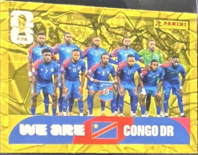 Congo DR Team [Gold Flood Crumple] #COD13