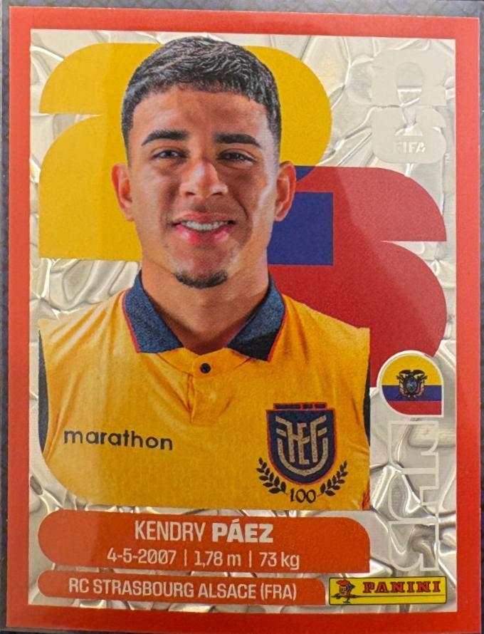 Kendry Paez [Red Crumple] #ECU11