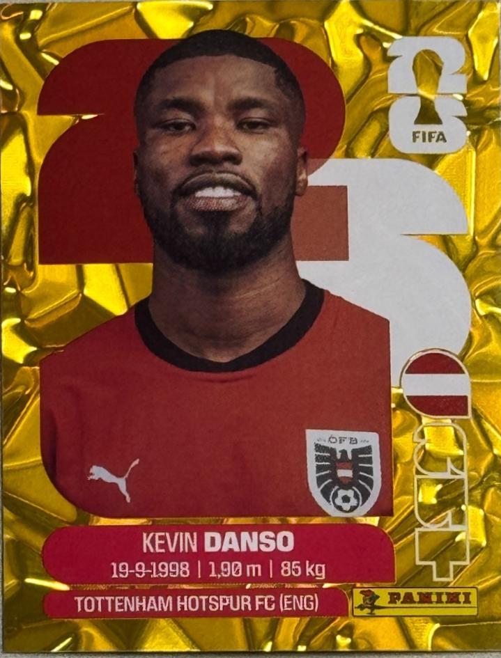 Kevin Danso [Gold Flood Crumple] #AUT5