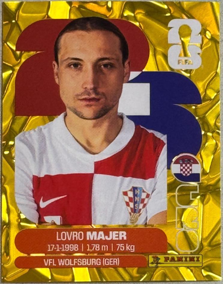 Lovro Majer [Gold Flood Crumple] #CRO12