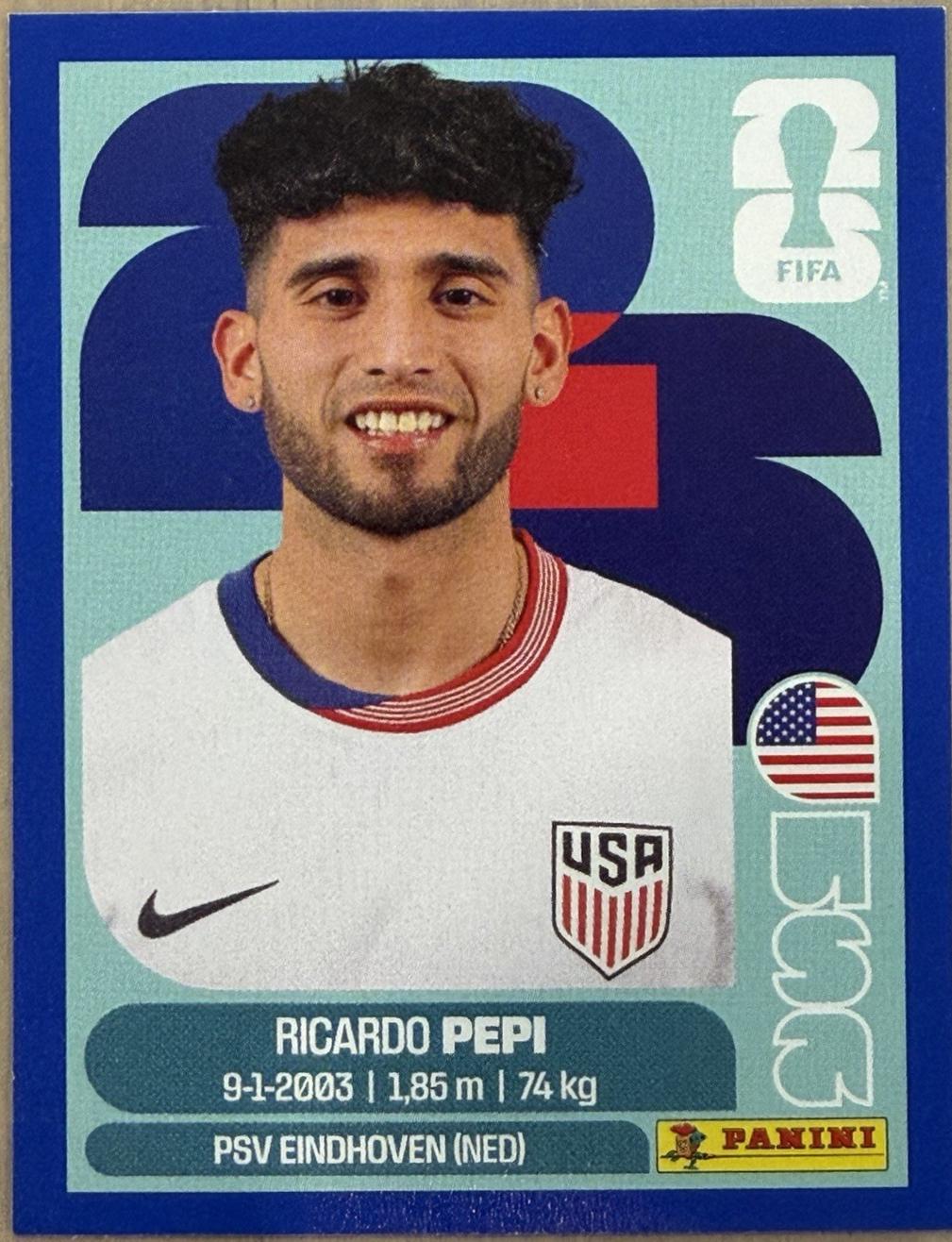 Ricardo Pepi [Blue] #USA18