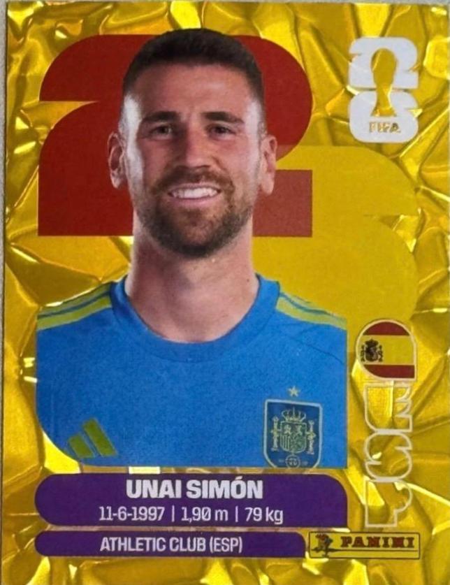Unai Simon [Gold Flood Crumple] #ESP2