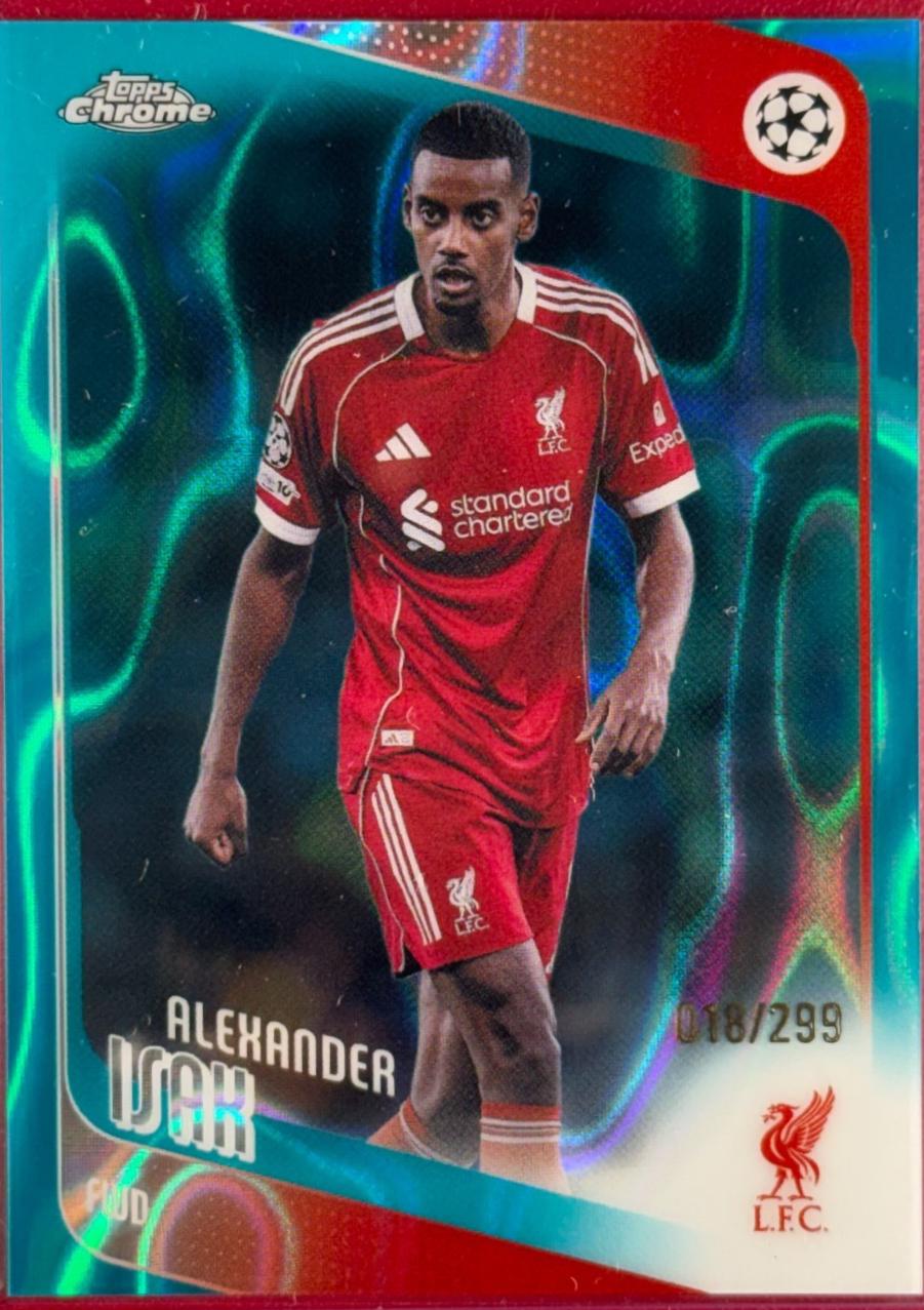 Alexander Isak [Teal Lava Refractor] #116