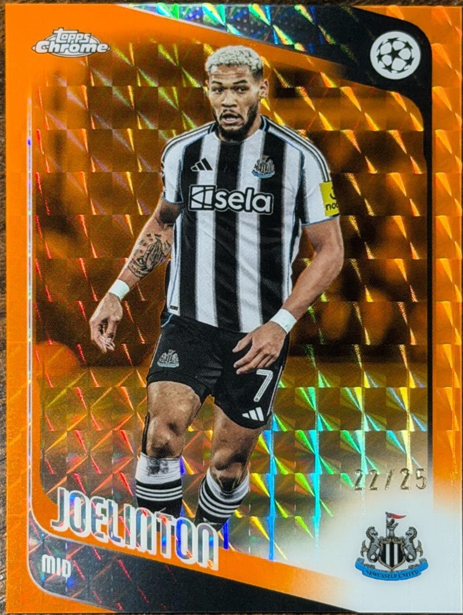 Joelinton [Orange Geometric Refractor] #23