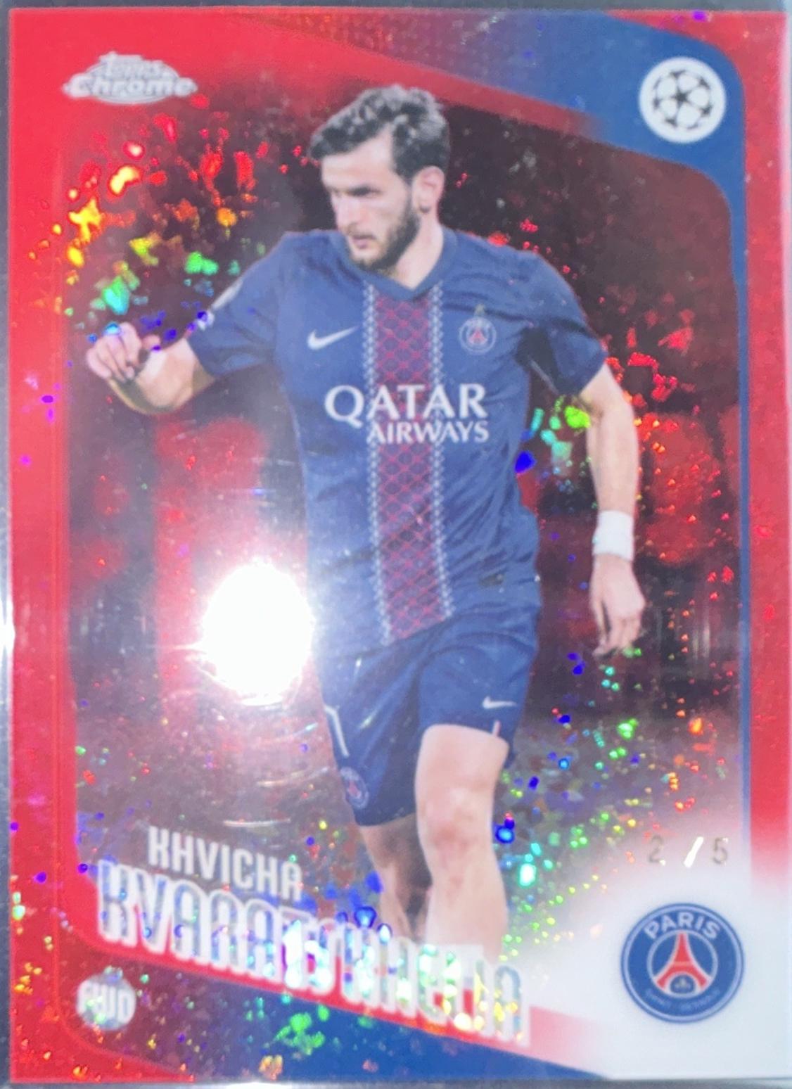 Khvicha Kvaratskhelia [Red Refractor] #167