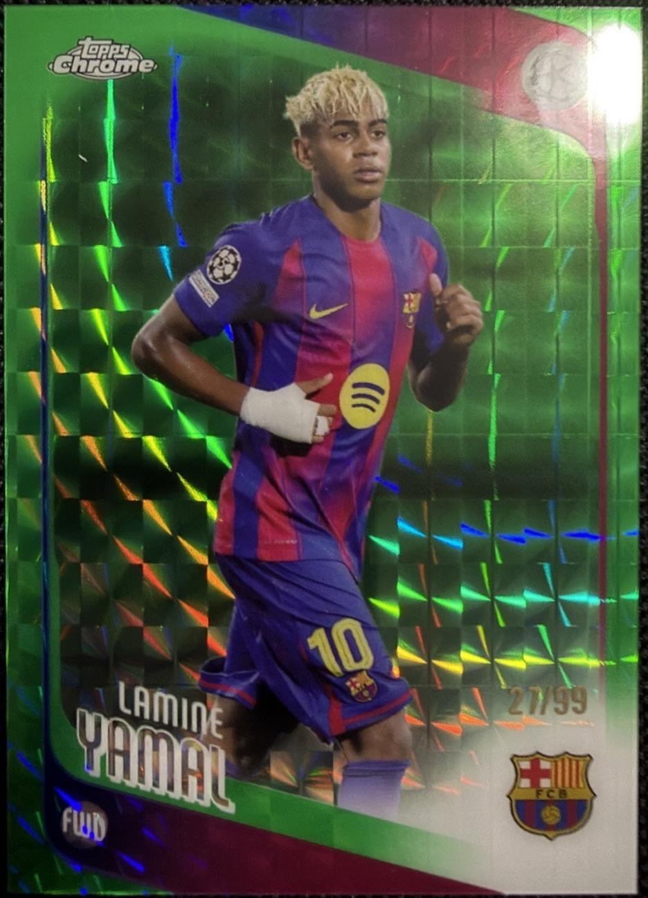 Lamine Yamal [Green Geometric Refractor] #10