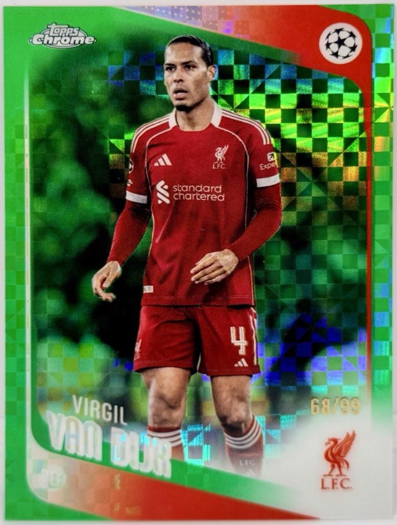 Virgil van Dijk [Green X-Fractor] #79