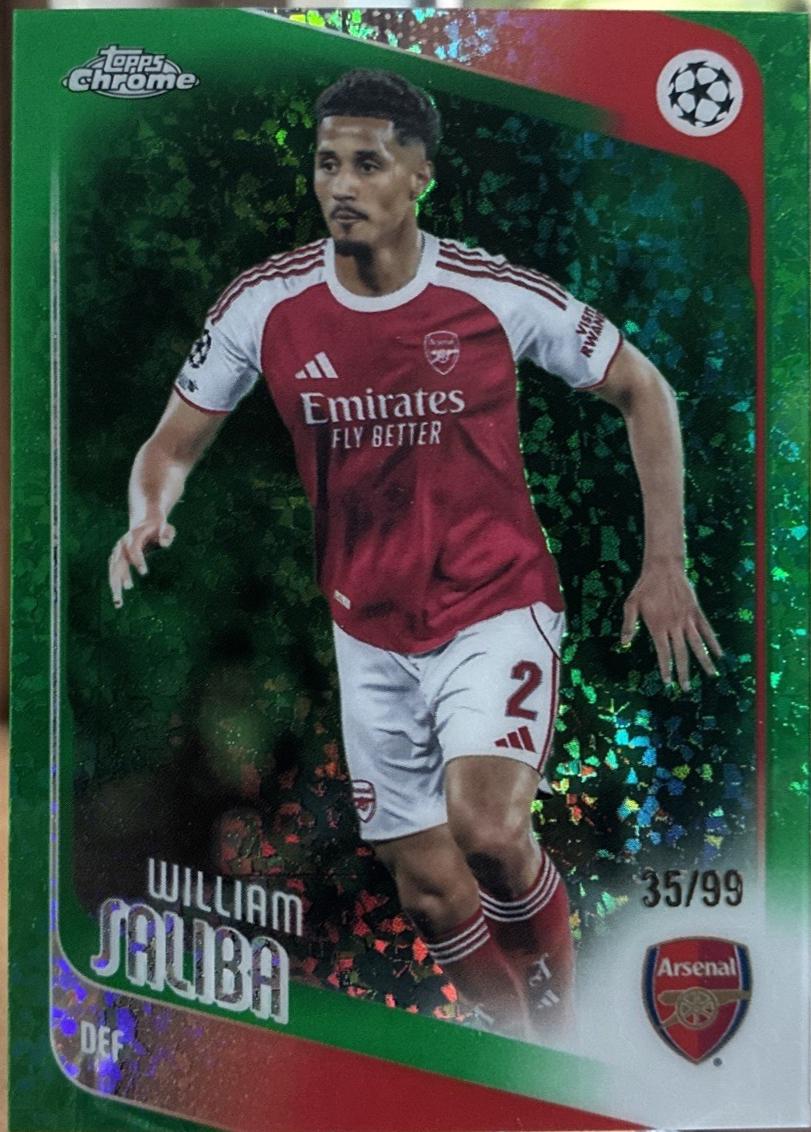 William Saliba [Green Mini-Diamonds] #113