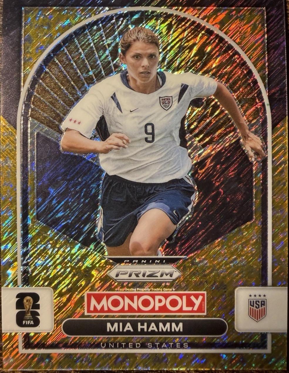 Mia Hamm [Gold Big Money Shimmer] #91