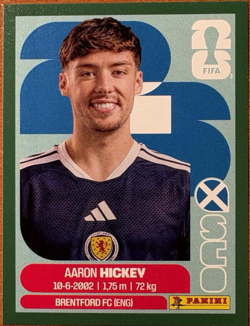 Aaron Hickey [Green] #SCO5