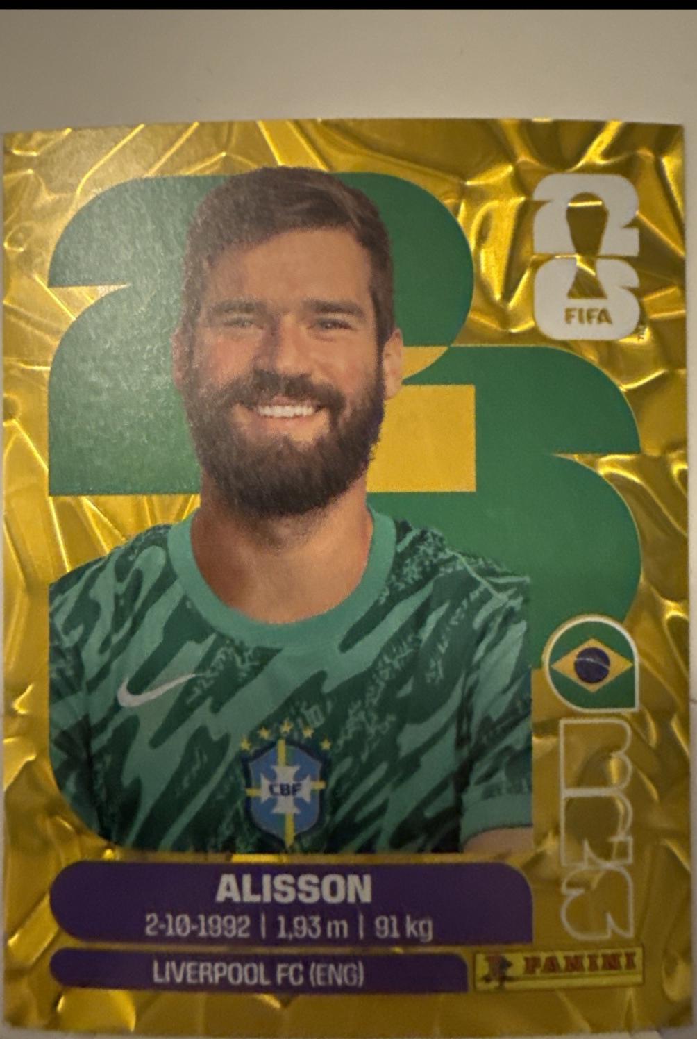 Alisson [Gold Flood Crumple] #BRA2