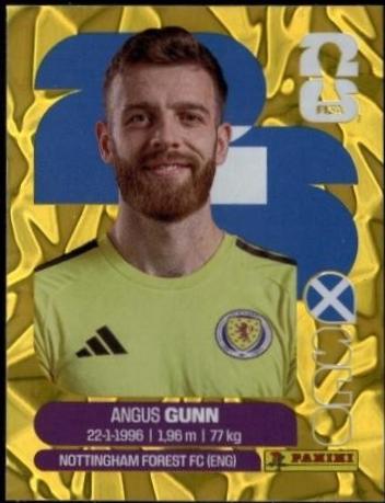 Angus Gunn [Gold Flood Crumple] #SCO2