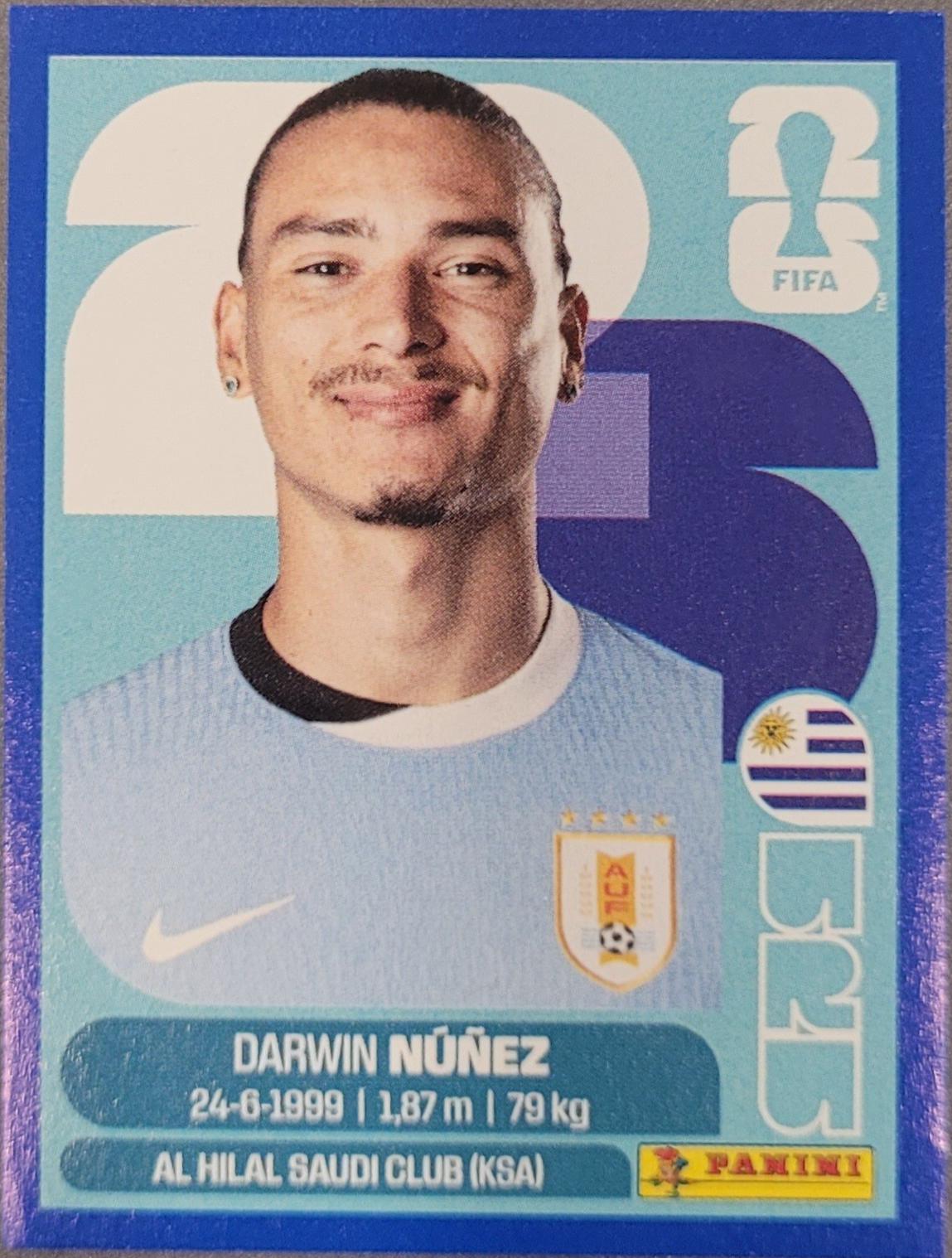 Darwin Nunez [Blue] #URU17