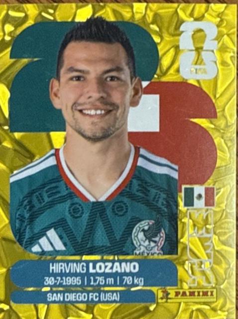 Hirving Lozano [Gold Flood Crumple] #MEX15